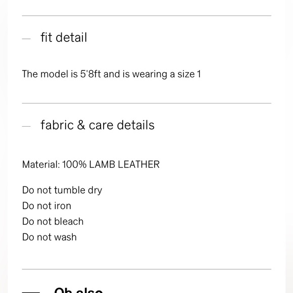 Ba&sh lea skirt blue lamb leather skirt size 2 - Picture 7 of 8